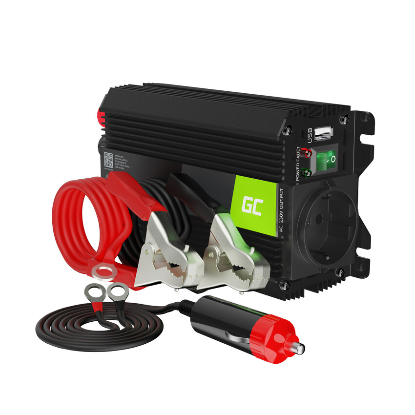 Green Cell Power Inverter PRO 12V to 230V 300W/600W Modified sine wave (INVGC01)